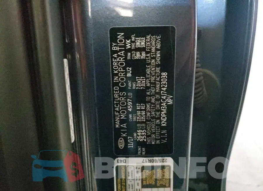 KNDPM3AC4J7423038 Photo# 10