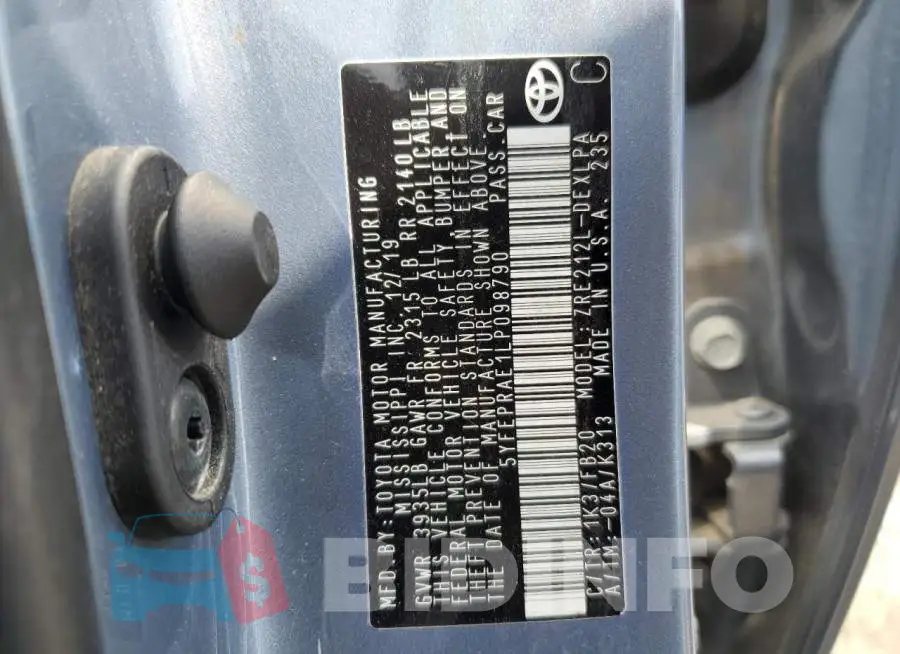 5YFEPRAE1LP098790 Photo# 12