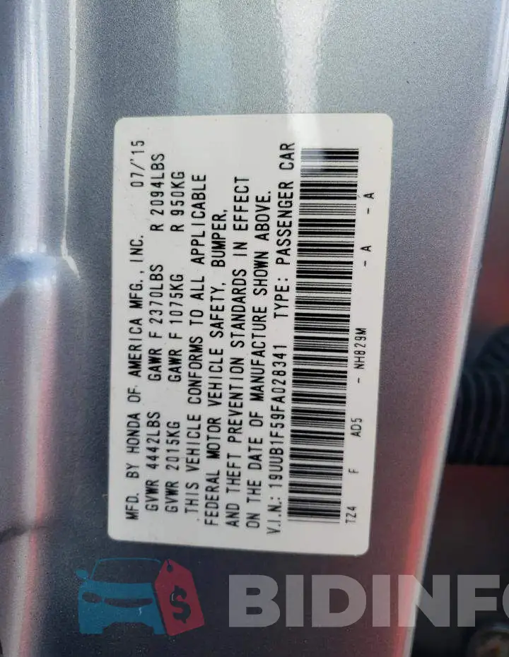 19UUB1F59FA028341 Photo# 12