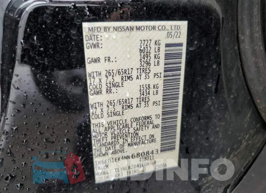 1N6ED1EK4NN680843 Photo# 12