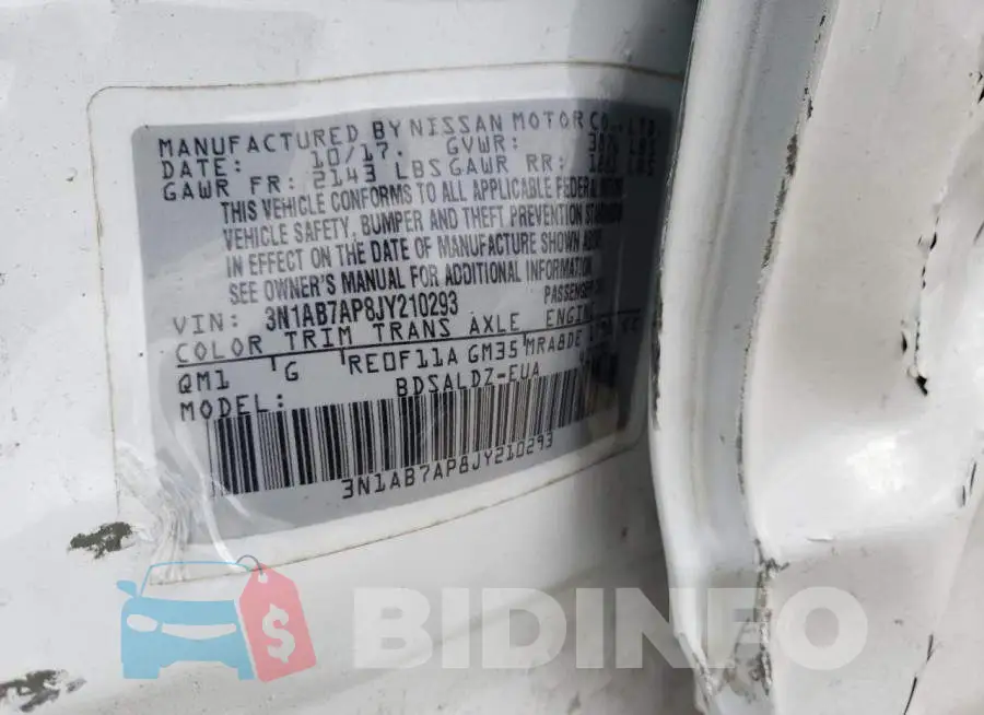 3N1AB7AP8JY210293 Photo# 13