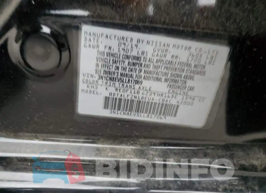 3N1CN8EV5LL817069 Photo# 12