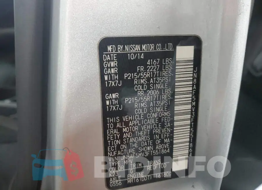JN8AF5MV3FT551864 Photo# 12