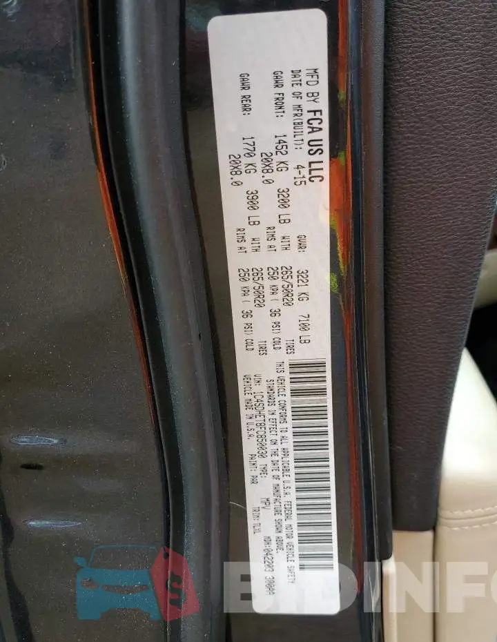 1C4SDHET8FC850030 Photo# 14