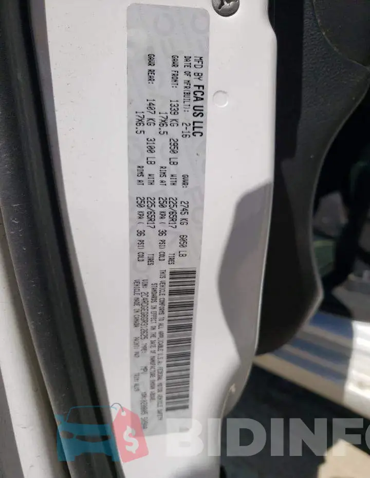 2C4RDGEG6GR312625 Photo# 13