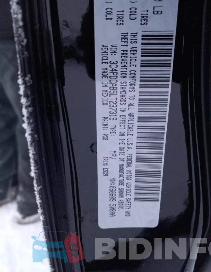 3C4PDCAB5LT237319 Photo# 13