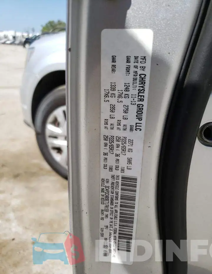 3C4PDCAB9ET170159 Photo# 13