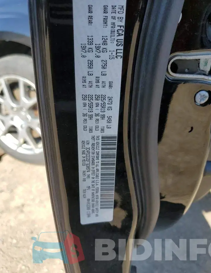 3C4PDCEG5FT630974 Photo# 13