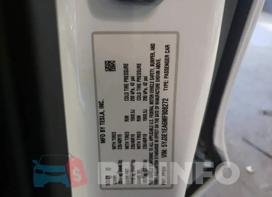 5YJ3E1EA6MF908272 Photo# 12