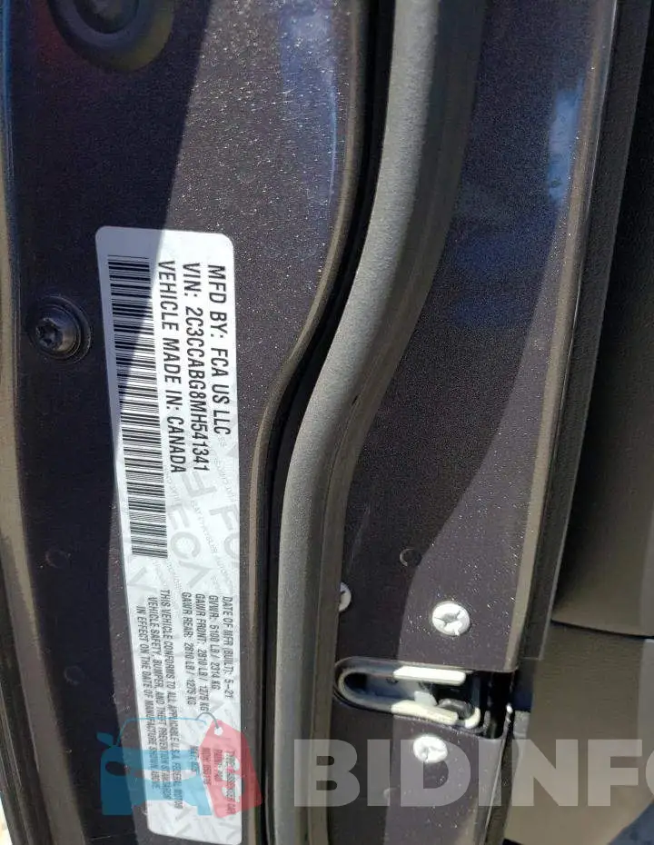 2C3CCABG8MH541341 Photo# 13