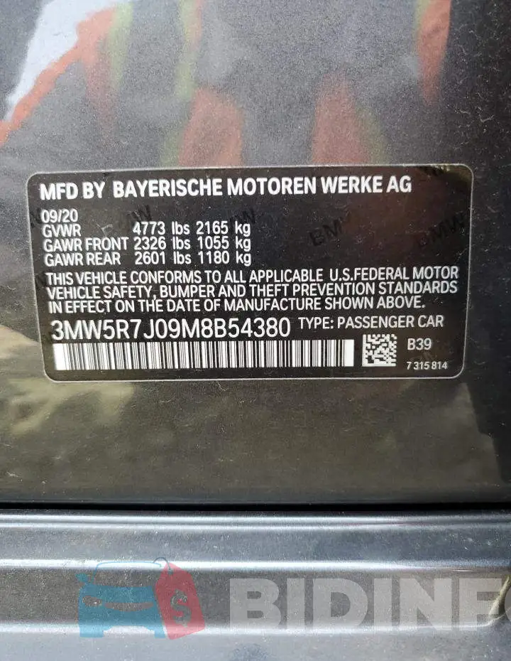 3MW5R7J09M8B54380 Photo# 12