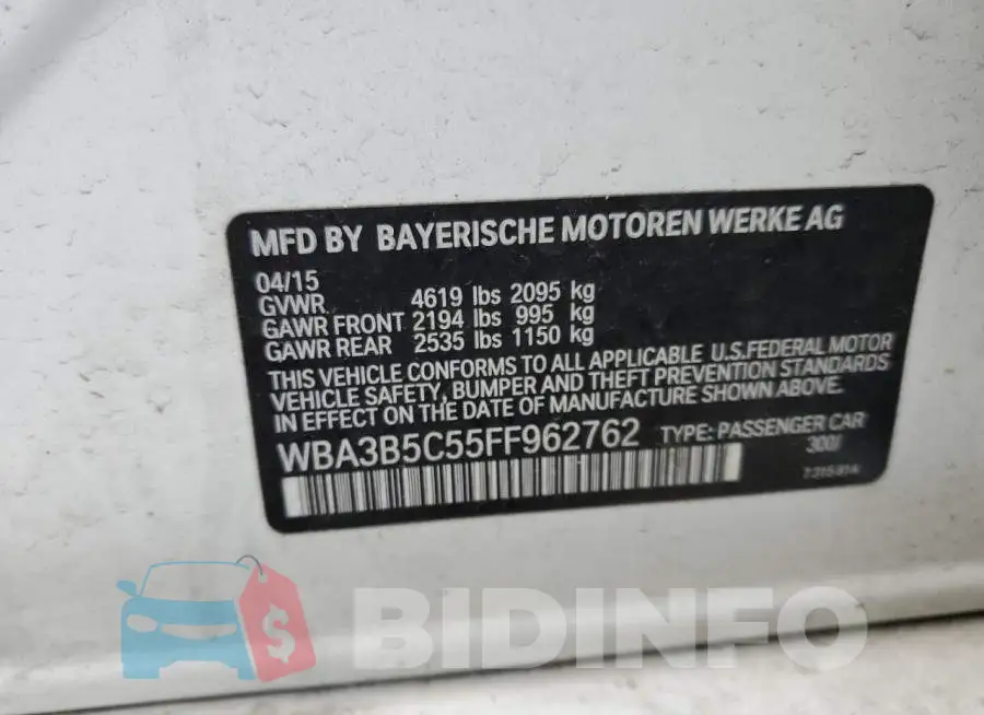 WBA3B5C55FF962762 Photo# 12