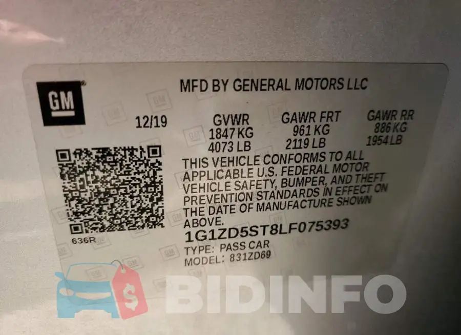 1G1ZD5ST8LF075393 Photo# 12
