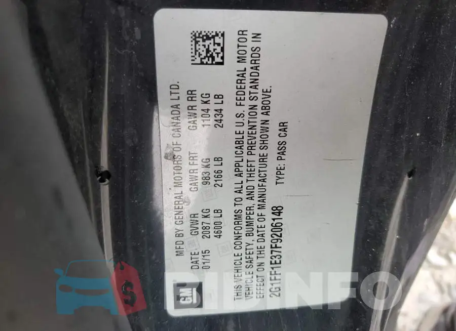 2G1FF1E37F9206148 Photo# 13