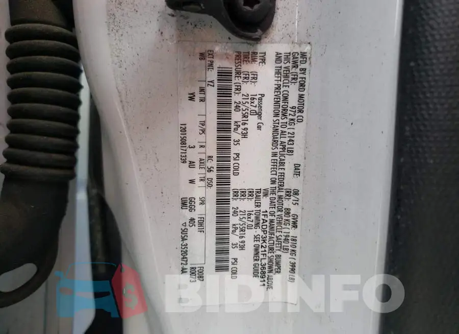 1FADP3K21FL368911 Photo# 12