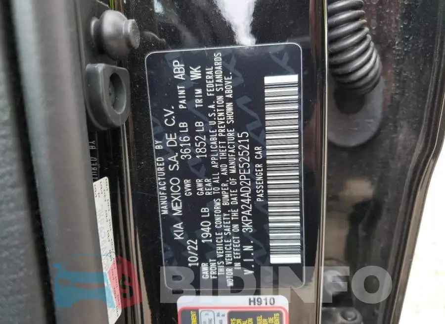 3KPA24AD2PE525215 Photo# 12
