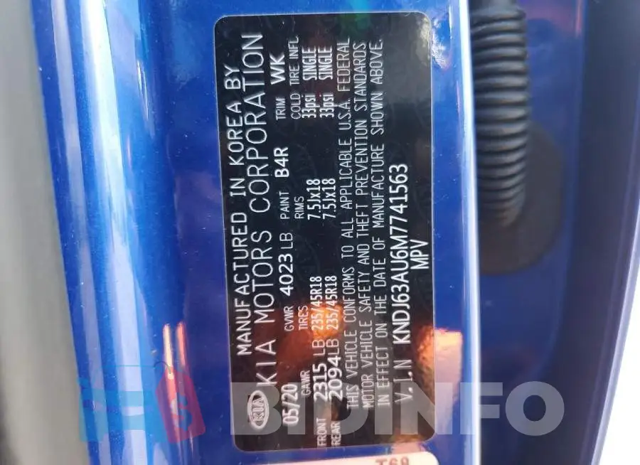 KNDJ63AU6M7741563 Photo# 12