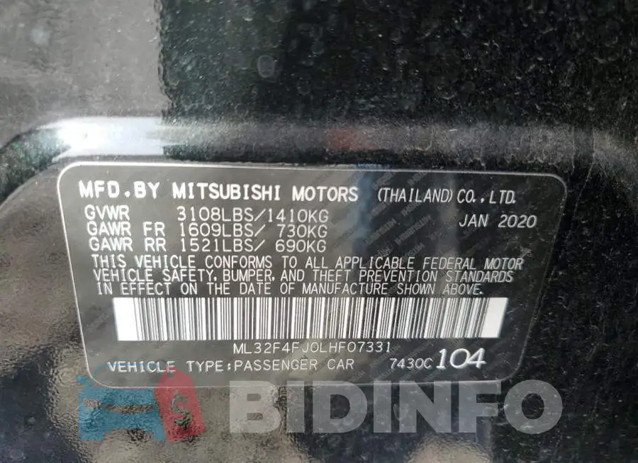 ML32F4FJ0LHF07331 Photo# 12