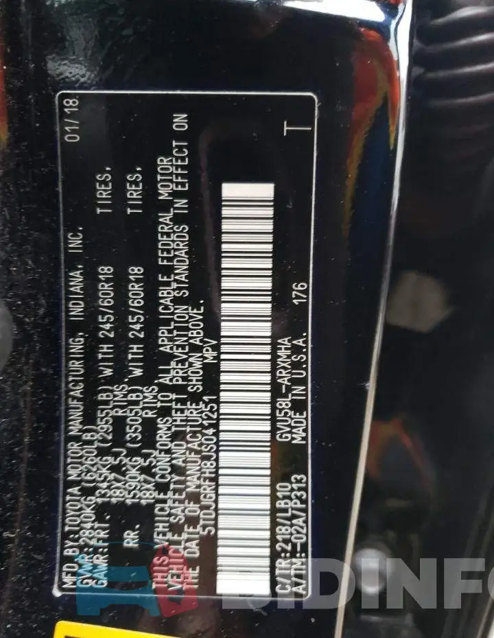5TDJGRFH8JS041251 Photo# 13