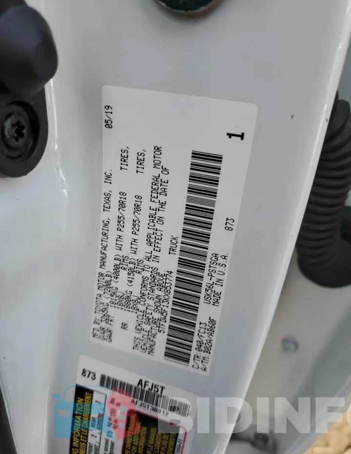 5TFDW5F13KX853774 Photo# 13