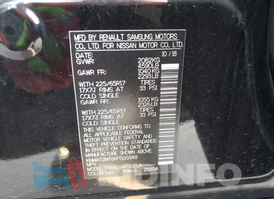 KNMAT2MT6KP505949 Photo# 14