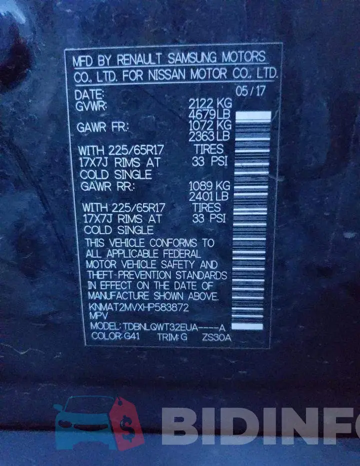 KNMAT2MVXHP583872 Photo# 13