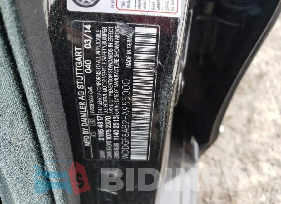 WDDGF8AB2EA955000 Photo# 12