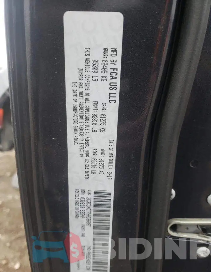 2C3CDXCT7HH596087 Photo# 12