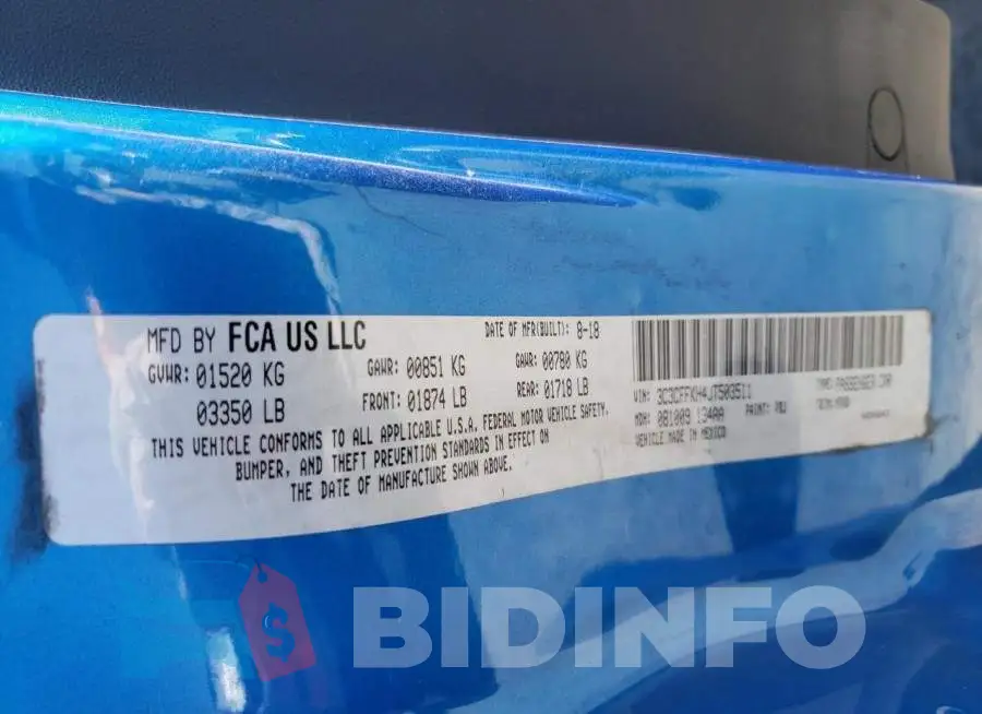 3C3CFFKH4JT503511 Photo# 13