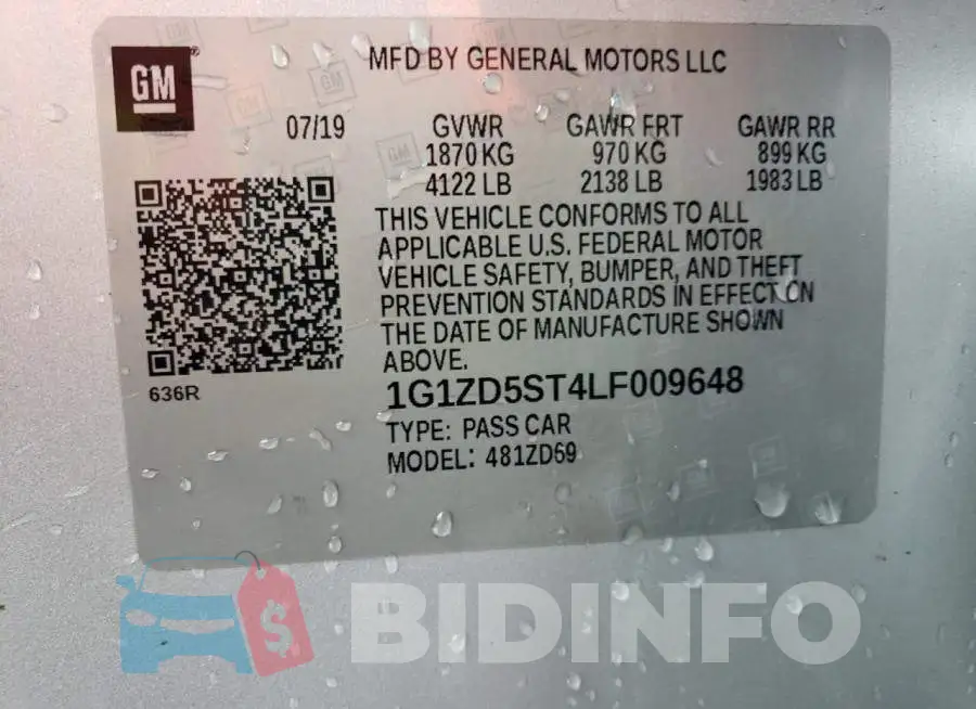 1G1ZD5ST4LF009648 Photo# 12