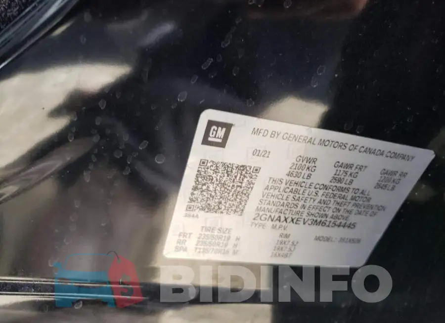 2GNAXXEV3M6154445 Photo# 12