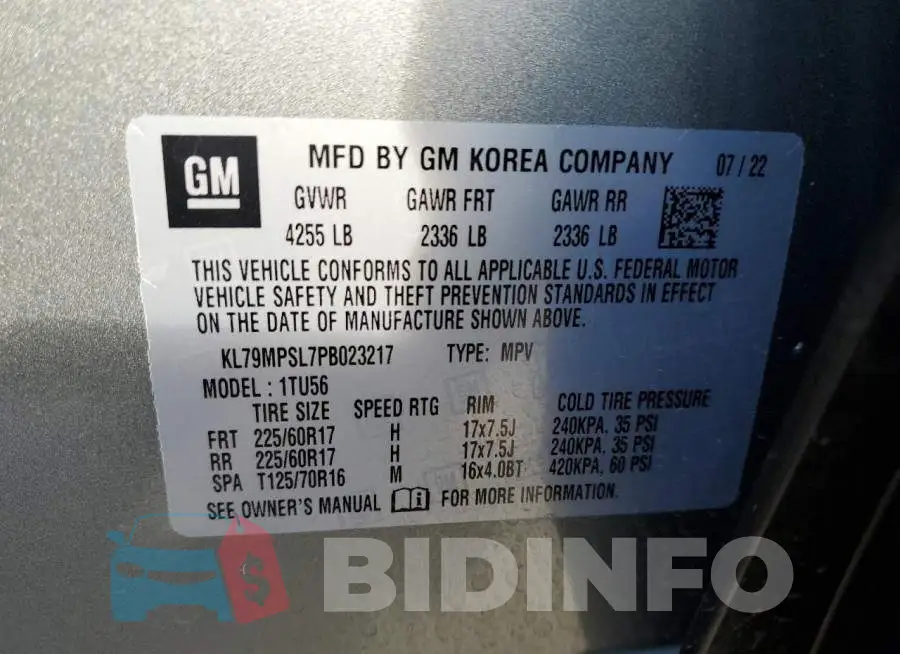 KL79MPSL7PB023217 Photo# 14