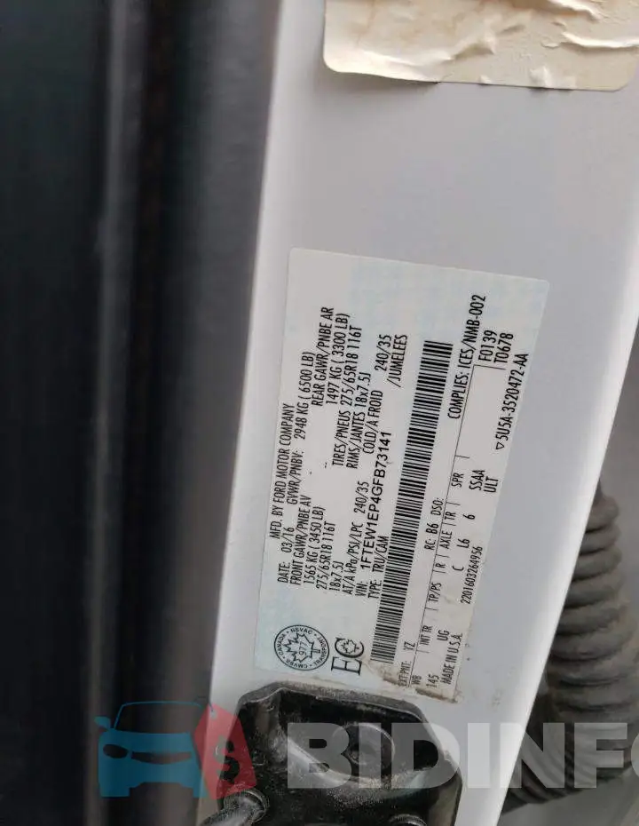1FTEW1EP4GFB73141 Photo# 12