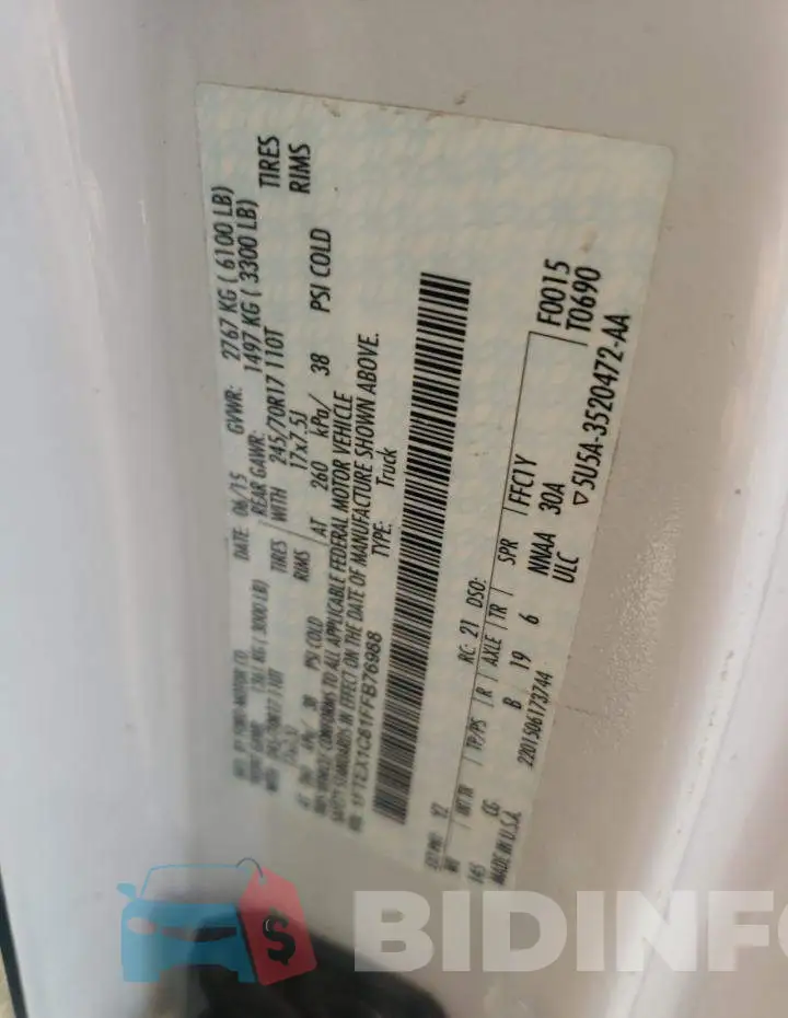 1FTEX1C81FFB76988 Photo# 12