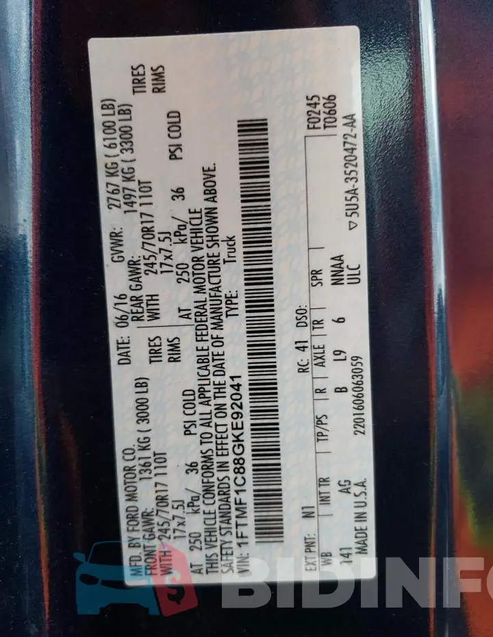1FTMF1C88GKE92041 Photo# 12