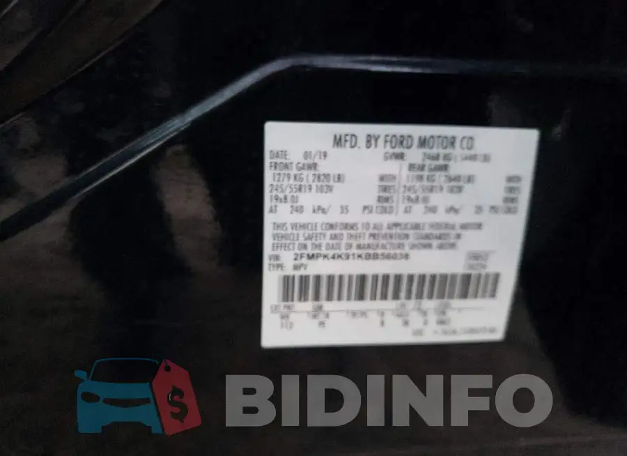 2FMPK4K91KBB56038 Photo# 14
