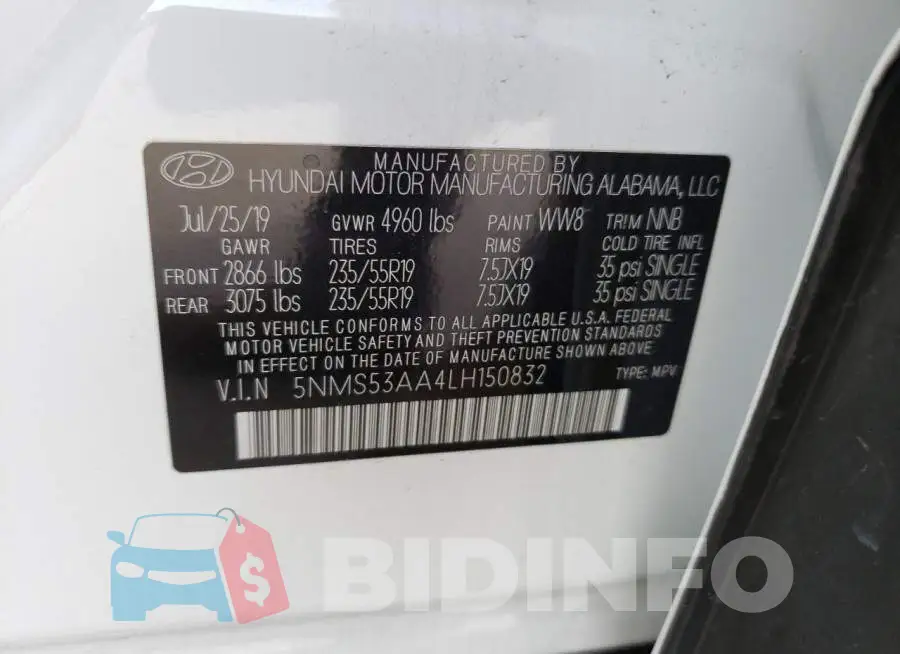 5NMS53AA4LH150832 Photo# 13