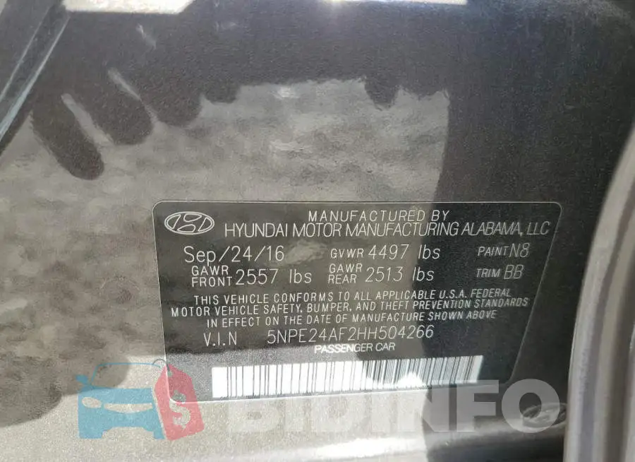5NPE24AF2HH504266 Photo# 12