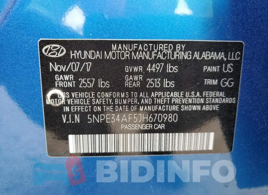 5NPE34AF5JH670980 Photo# 12