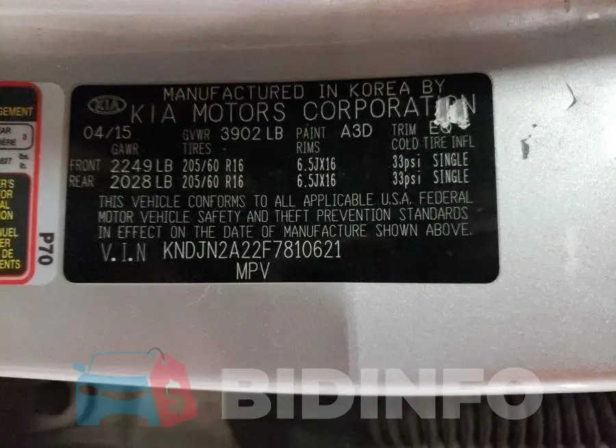 KNDJN2A22F7810621 Photo# 13