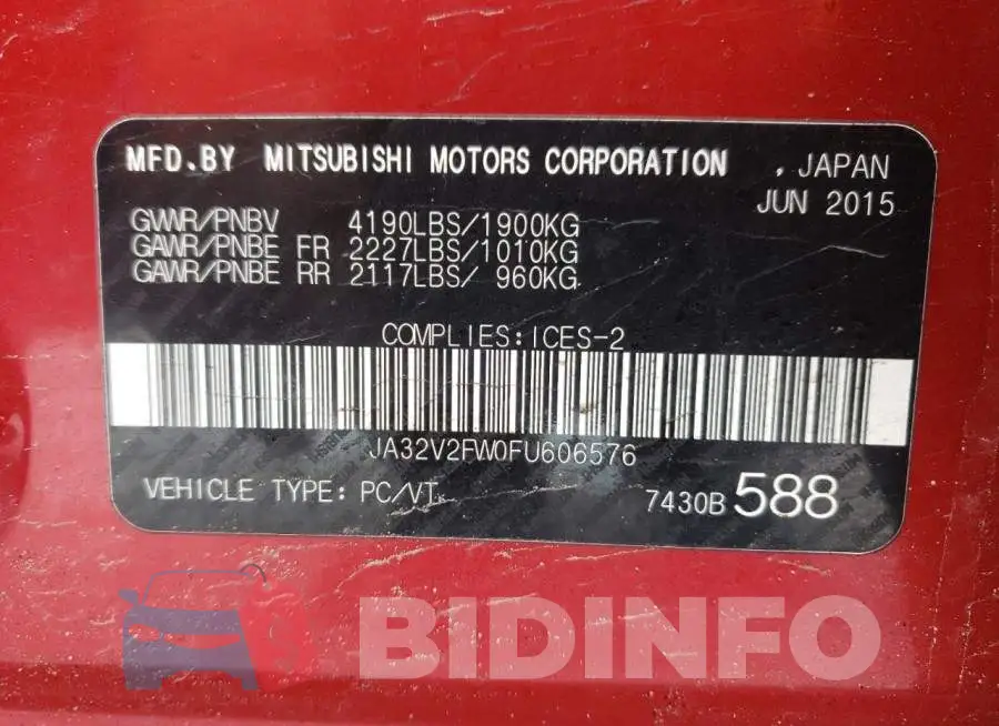 JA32V2FW0FU606576 Photo# 13