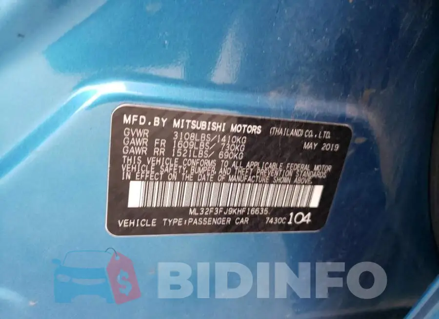 ML32F3FJ9KHF16635 Photo# 12