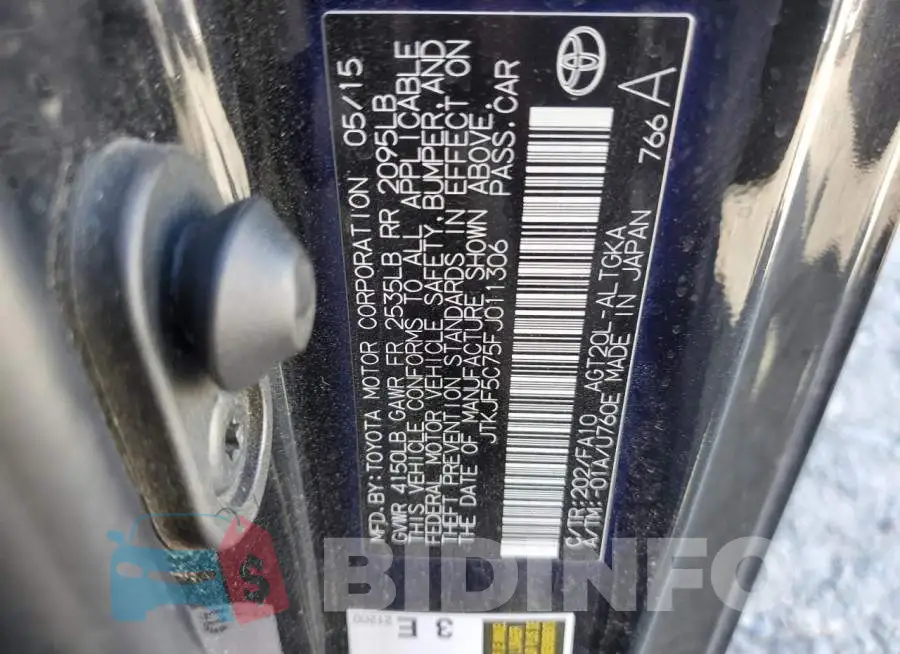 JTKJF5C75FJ011306 Photo# 12