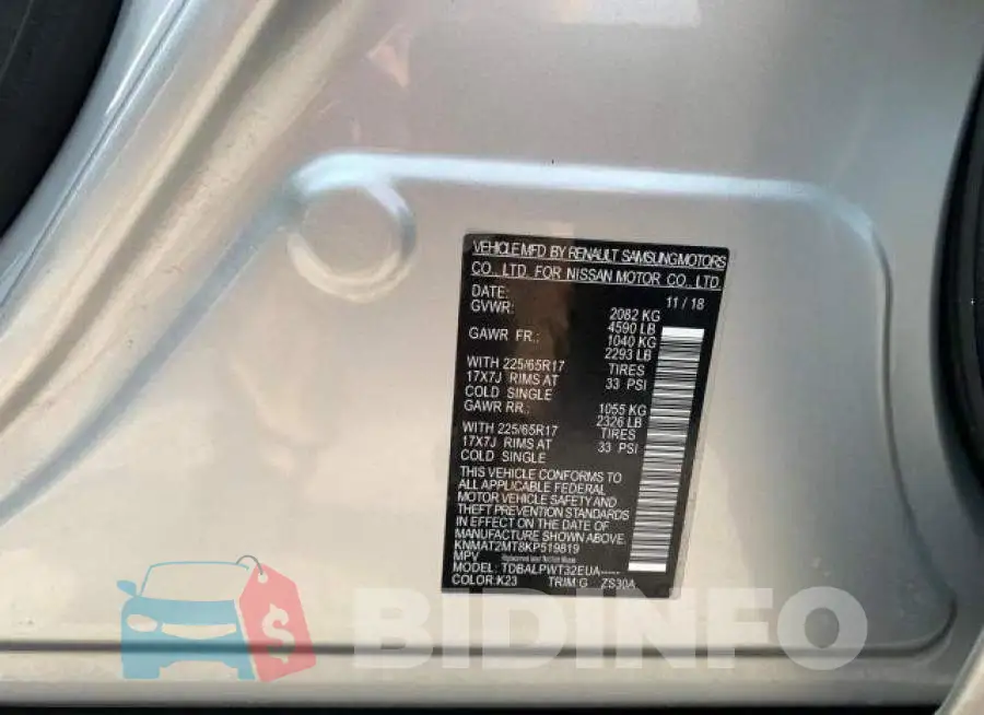 KNMAT2MT8KP519819 Photo# 10