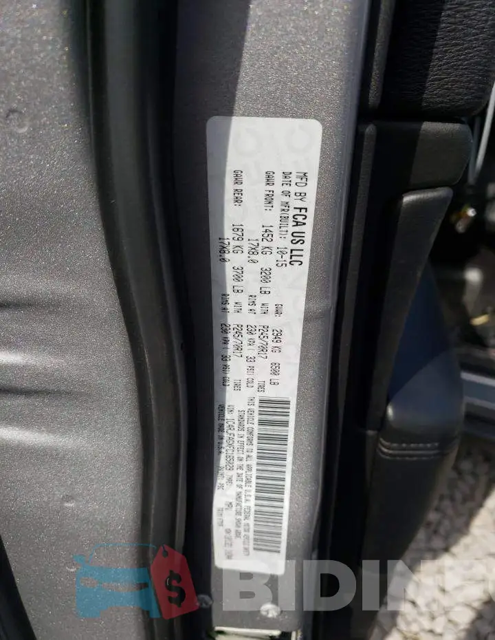 1C4RJFAGXFC165029 Photo# 13