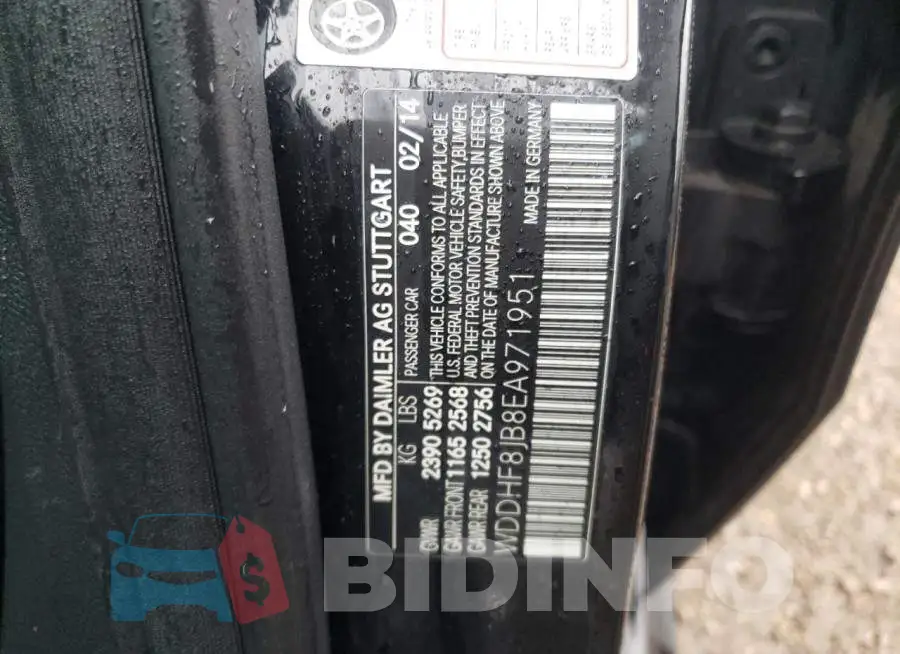 WDDHF8JB8EA971951 Photo# 13