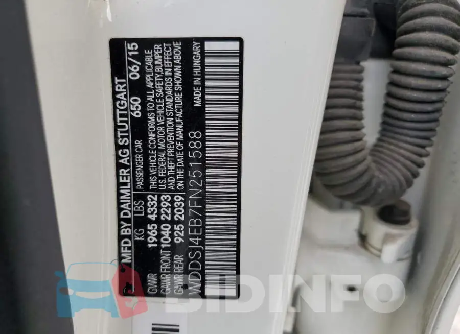 WDDSJ4EB7FN251588 Photo# 12