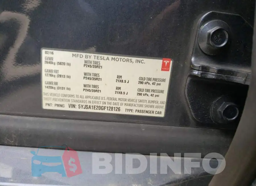 5YJSA1E20GF128126 Photo# 12