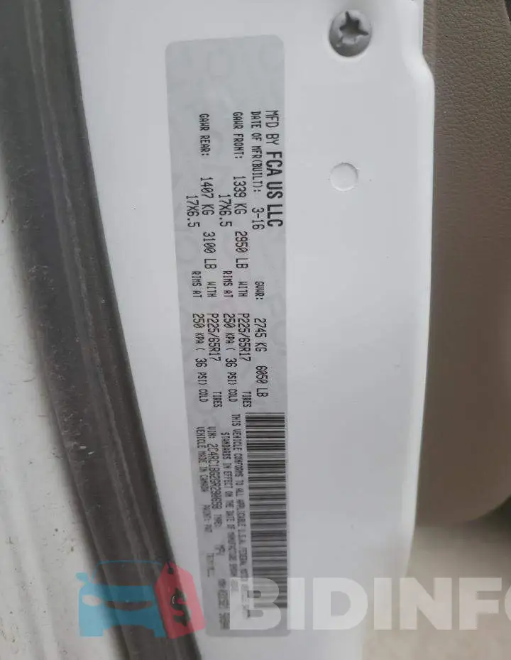 2C4RC1BG2GR290658 Photo# 10