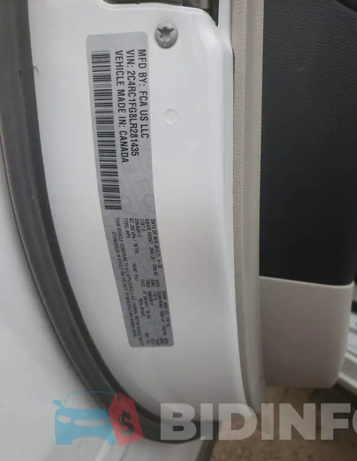 2C4RC1FG8LR281435 Photo# 12